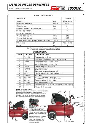 Kit Plaque De Montage, Vannes Et Joints Pour Compresseur STANLEY D 210/8/24 - Abac