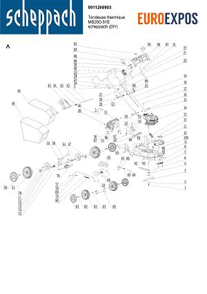Kit Câble Accélérateur Et Embrayage Pour Tondeuse - Compatible Scheppach, Hyundai, Einhell, Brast