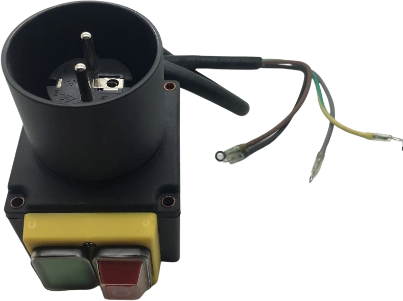 Verasail KOA7 Interrupteur Magnétique 250V 16A Pour Machine à Fendre Le Bois - Bouton-Poussoir HCK3T