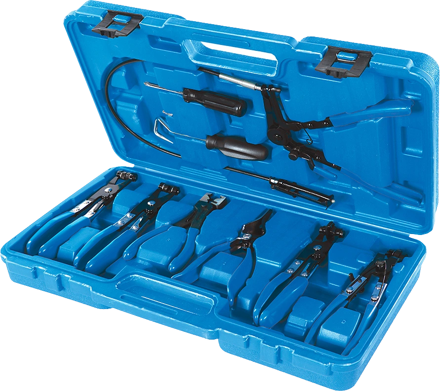 Coffret De 9 Pinces Pour Serrage De Colliers – Outillage De Plomberie Pratique