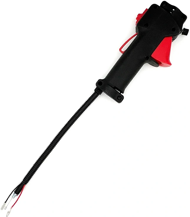 PoignéE Interrupteur de DéBroussailleuse,26mm Manette Commutateur de Trimmer PièCes de Tondeuse à Gazon avec DéClencheurs, Interrupteurs Et CâBles