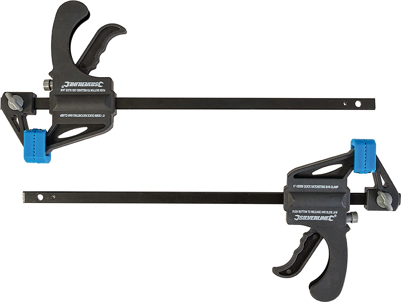 Silverline 250115 Lot De 2 Mini Presses Rapides 150mm - Idéales Pour Loisirs Créatifs