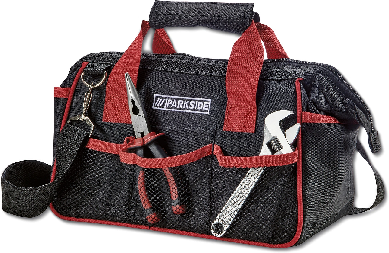 Ensemble D'outils Parkside Avec Sacoche Pour Ceinture - Inclut Pinces Et Tournevis, Neuf