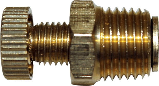 Vis De Purge D'Air Haute Pression PCP - Valve Sécurité Cuivre M10x1 25mm - Kit 3 Pièces Pour Pompe à Main 3 Étages 300bar