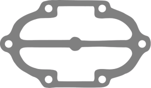 Lot De 5 Joints De Plaque De Soupape En Cuivre Pour Compresseur D'air - Type 65 Et 65 Trous - Remplacement De Culasse