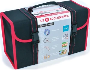 Kit Gonflage 11 Pièces Pour Compresseur - Pistolet Soufflant Hyper Tough - Parfait Pour L'atelier