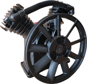 Tête De Pompe à Compresseur D'air 3HP - 250 L/min - Double Cylindre En Aluminium Avec Ventilateur - Pour Compresseur à Air
