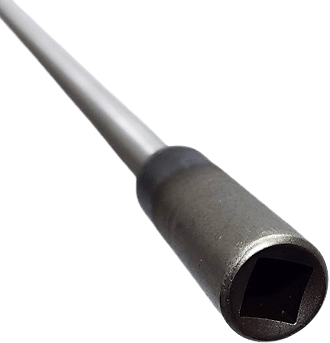 Acier Inox Ancrage au Sol Pfostenhalter Rond pour 33,7 MM