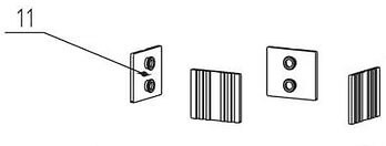 Guides Plastique Pour Fendeuse à Bois Güde Basic 8T/DTB - 4 Inférieurs Et 4 Supérieurs - Pièce De Rechange