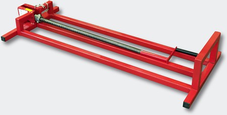 Lève-Tondeuse Pro.Tec - Capacité 400kg - Manivelle - Inclinable 45° - Rouge