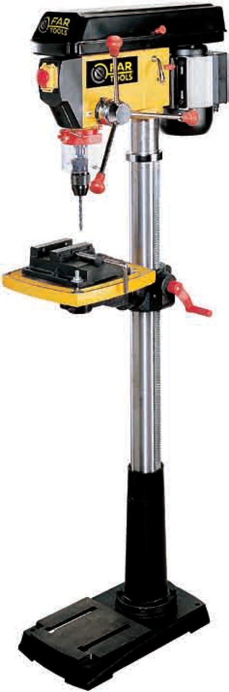 Perceuse à Colonne AREBOS 500W Avec Laser - 5 Vitesses, Capacité 13mm, Neuf