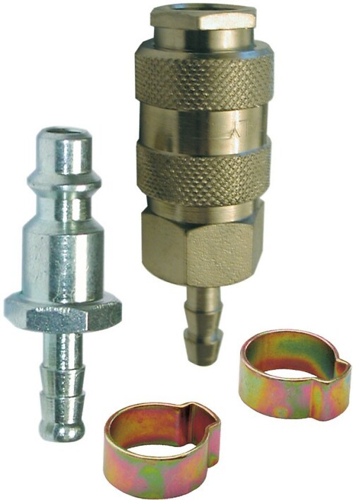 Raccord Rapide Européen Silverline Pour Air Comprimé - Taraudage BSP, 6 Mm, Longueur 43 Mm - 6