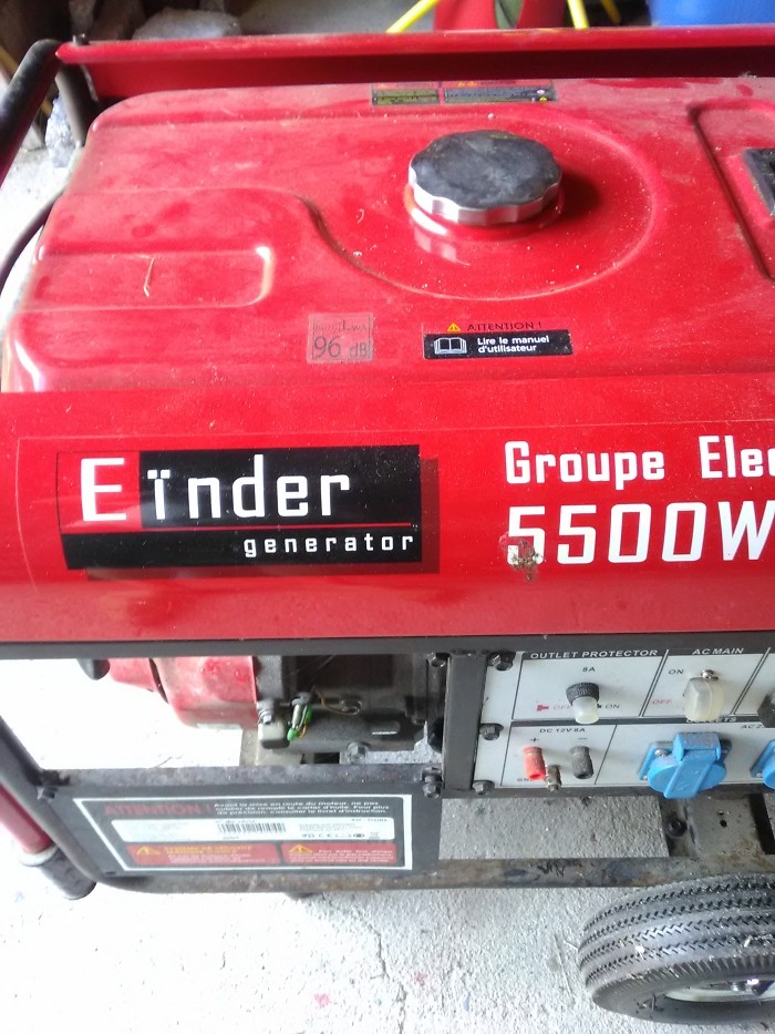 Pièces groupe électrogène 5500w OHV EINDER UNIFIRST 214104