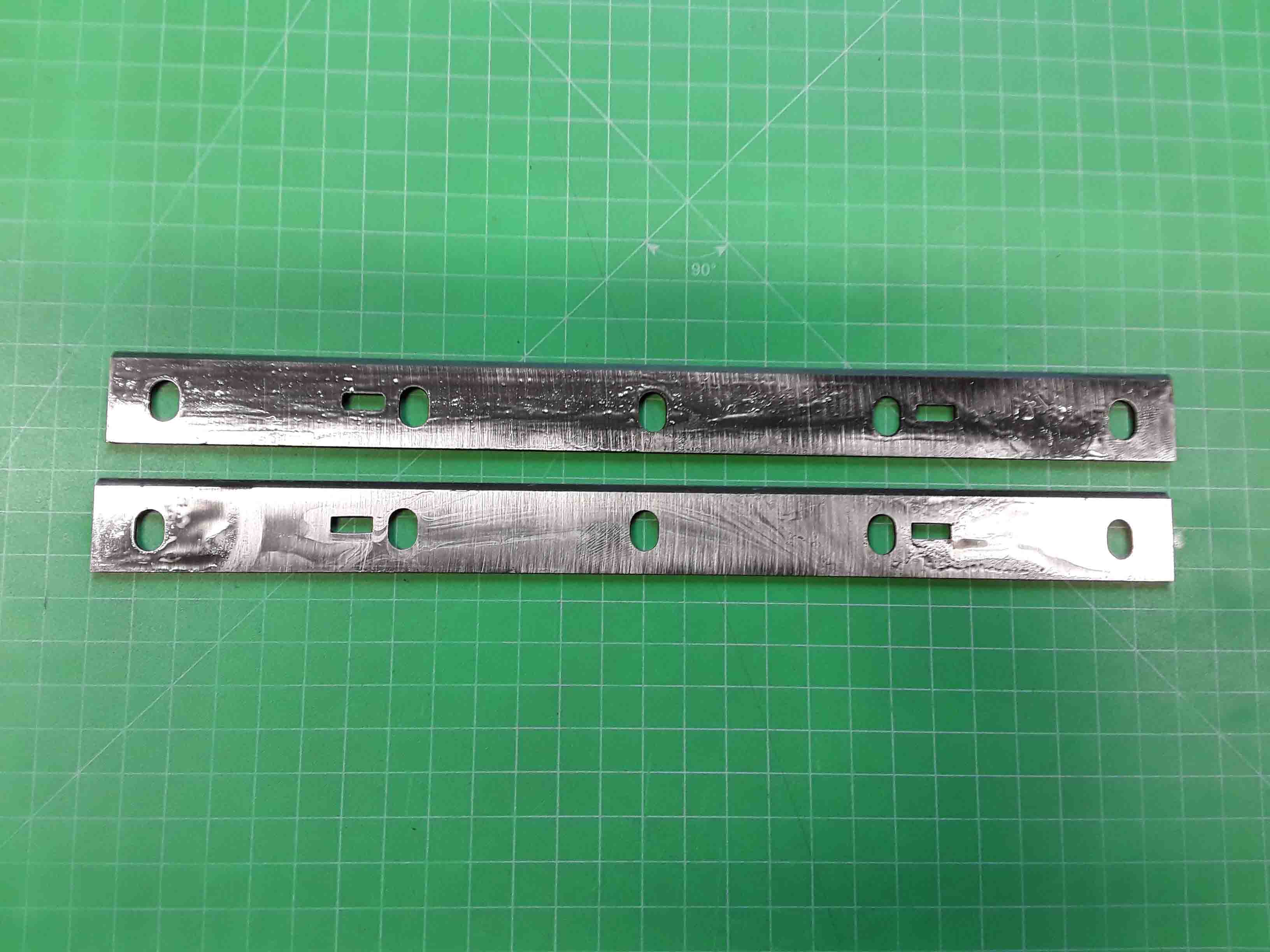 Lames De Raboteuse HSS 210 Mm X 16,5 Mm X 1,5 Mm - 2 Pièces - Compatibles Einhell TC-SP 204, Erbauer, Etc. - 11