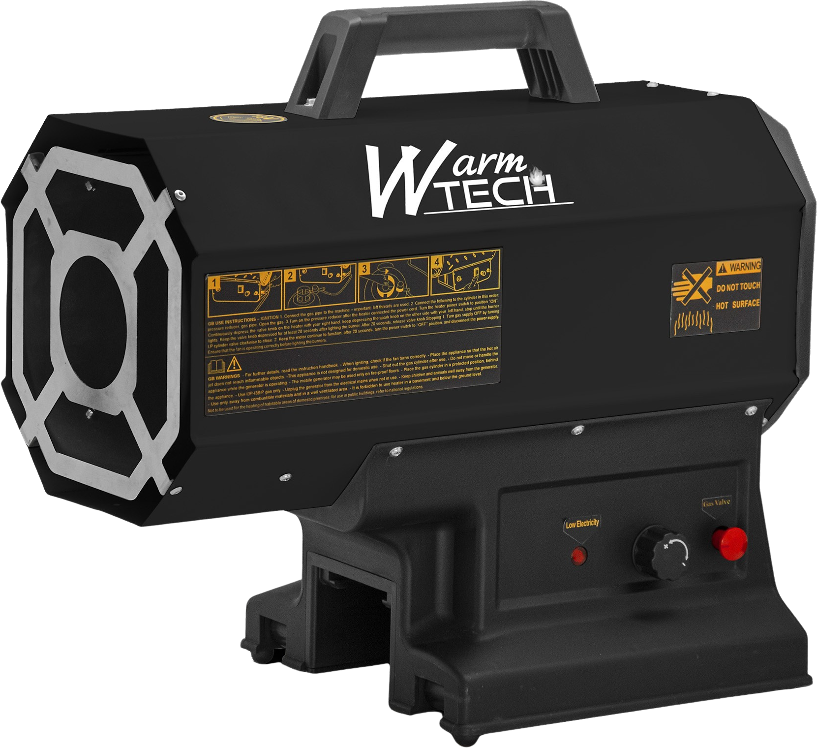 Masyrt Chauffage D'Appoint Portable 170W 18V Batterie - 2 Vitesses 30-80°C, Ventilateur Chauffant Pour Chantier Atelier Sans Fil