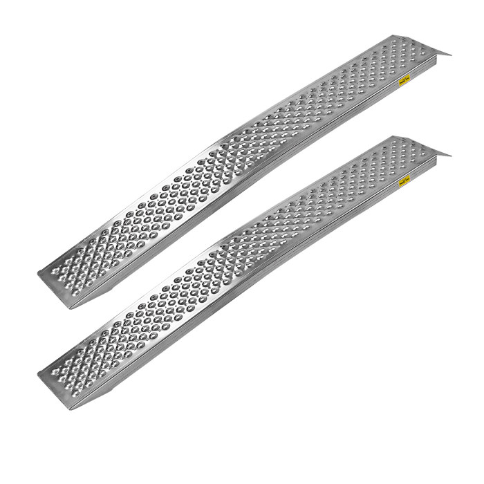 2 Rampes Aluminium MAXTER 2,5 M – Capacité 1000 Kg, Idéales Chargement Moto, Quad, Matériel !