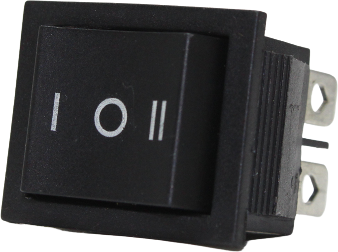 Interrupteur Basculant SPDT 6 Broches - 3 Positions Marche/Arrêt, Type KCD4, Pour Circuit DC
