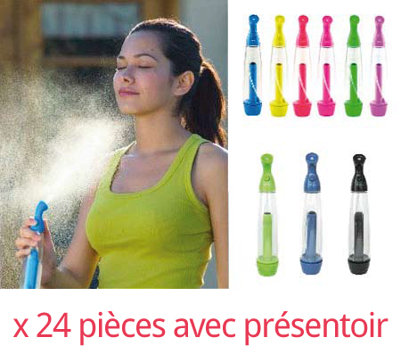 Vaporisateur Manuel Rechargeable - Brumisateur Eau Portable 22 Cm, Rafraîchissant Visage Et Corps