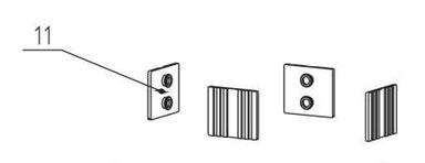 Guides en plastique en haut adapté pour Scheppach HL730 Fendeuse à bois | Boutique en ligne