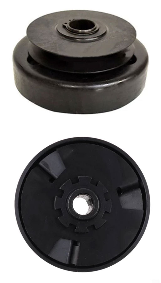Embrayage Centrifuge Renforcé AQXYWAZQ Courroie D'embrayage Centrifuge Avec Poulie, Alésage De Transmission Kart Alésage 20mm