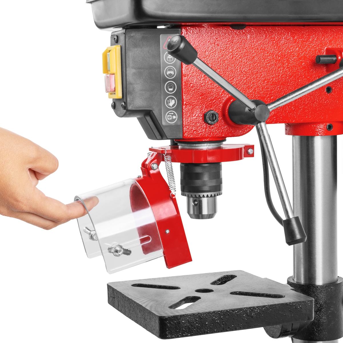 Perceuse à Colonne Professionnelle Perceuse à Colonne Mini 250W - 7 Vitesses Réglables, Mandrin 0.3-4mm, Hauteur 50mm Trapano A Colonna