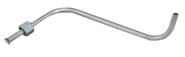 Tube D'échappement En Aluminium Pour Compresseur D'air - Filetage G3/8", Dimensions 10x435 Mm, Pièce De Rechange Pour Pompes à Air