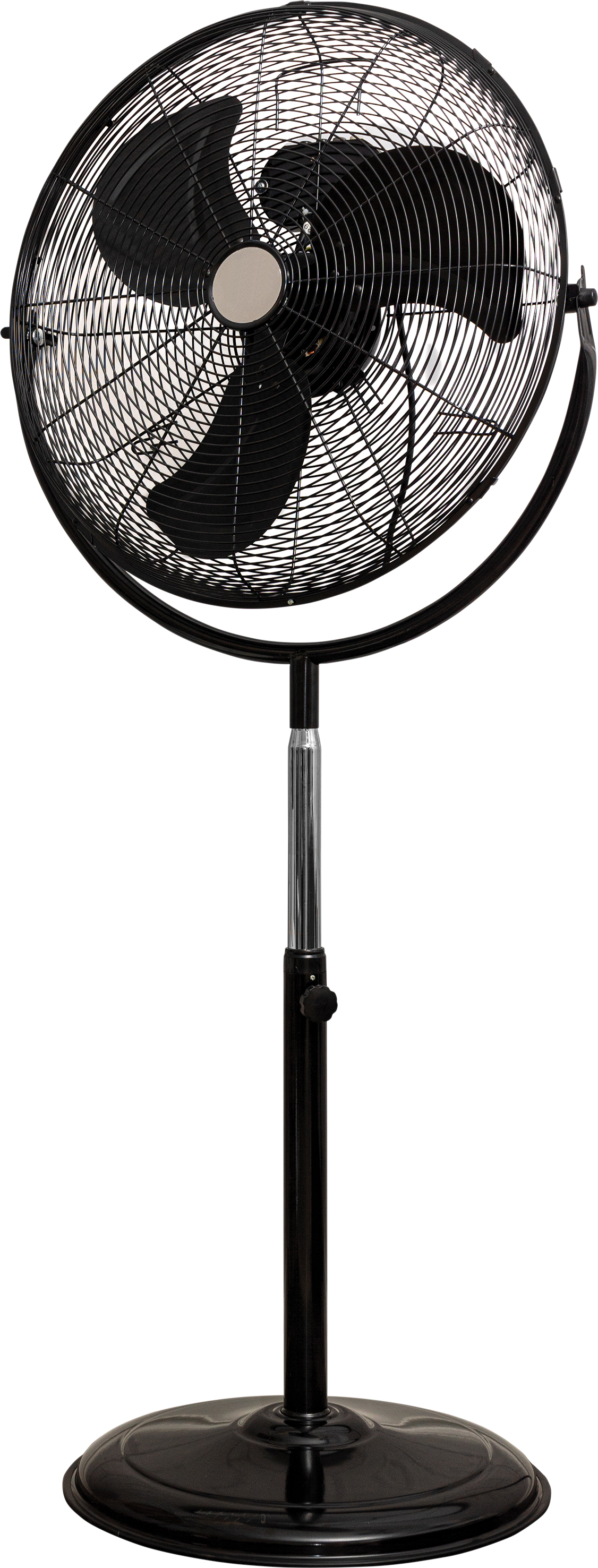 Ventilateur Sur Pied Oscillant 42 Cm - 3 Vitesses, Hauteur Réglable, 50W - Parfait Pour L'été !