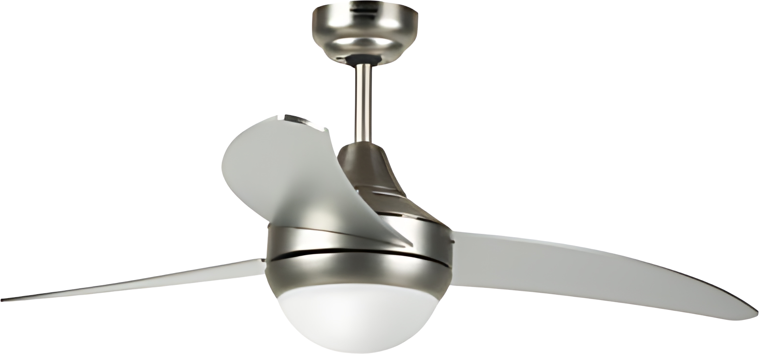 Ventilateur Plafond Avec Lumière E27 30W - 3 Vitesses Silencieux Profil Bas Moderne Chambre Salon