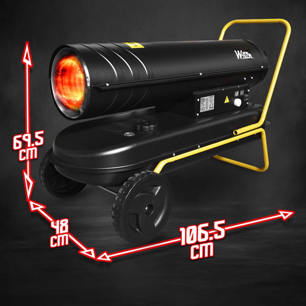 Canon à chaleur au gaz 30 KW - 650m³/H - Warm Tech - Bricolage